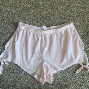 NXR Dri-fit shirt with light pink shorts!